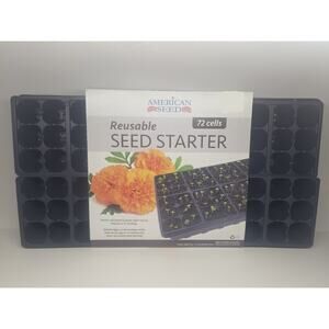 American Seed Reusable Seed Starter Kit 72 Cells